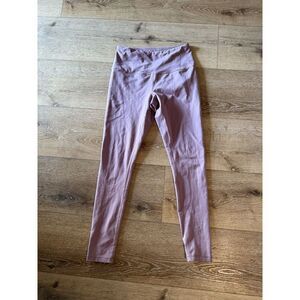 Zella Womens Purple Cropped Athletic Leggings Womens Size Medium